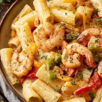 Creamy Jamaican Shrimp Rasta Pasta