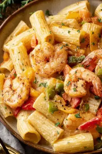 Creamy Jamaican Shrimp Rasta Pasta