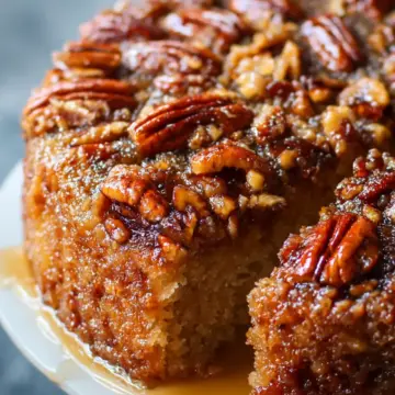 Pecan Upside Down Cake