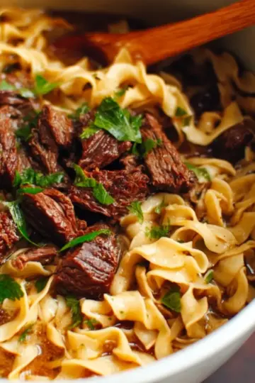 Grandma’s Beef and Noodles