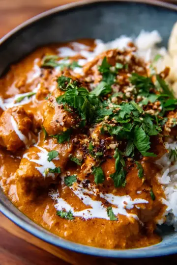 Crockpot Creamy Coconut Chicken Tikka Masala.