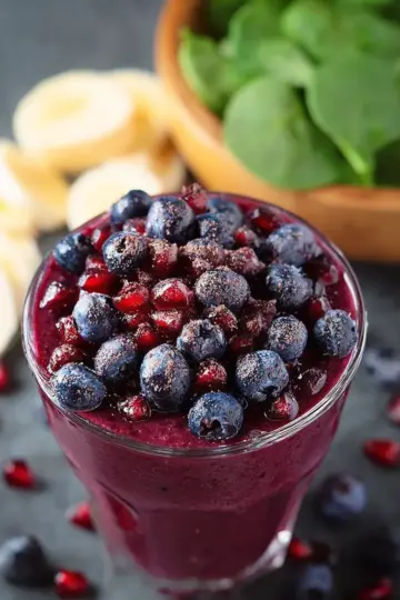 Blueberry Pomegranate Smoothie