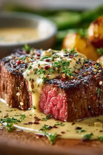 Rinderfilet mit Knoblauch Dijon Sahnesauce – zart, cremig & unglaublich aromatisch