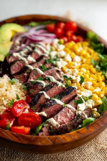Cilantro Lime Steak Bowls