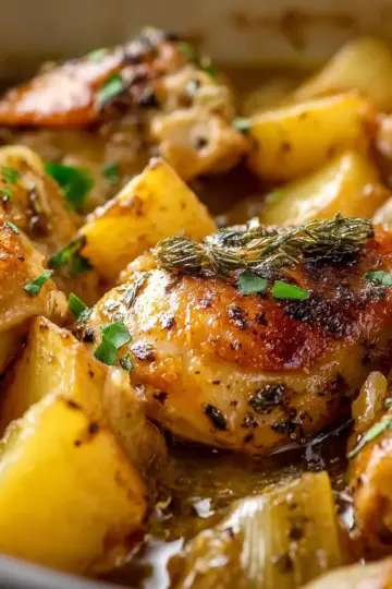 Garlic Butter Chicken and Potatoes