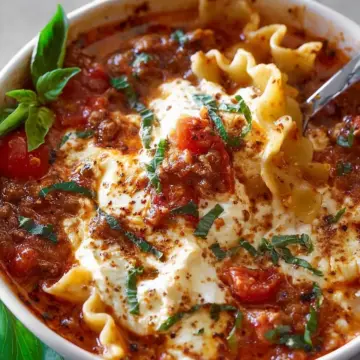 Lasagna Soup