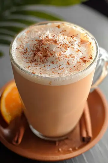 Orange Cinnamon Milk Tea