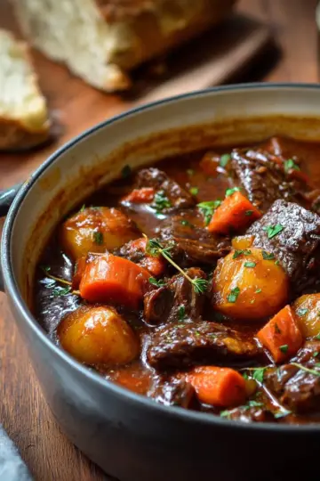 Beef Stew Recipe with Carrots & Potatoes