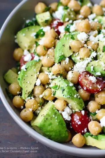 Chickpea, Avocado, & Feta Salad