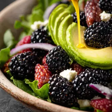 Blackberry Salad with Avocados