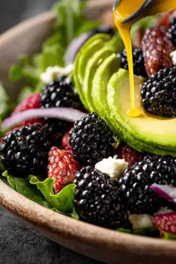 Blackberry Salad with Avocados