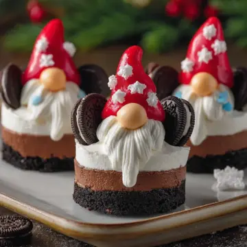 Oreo No Bake Cheesecake Gnomes