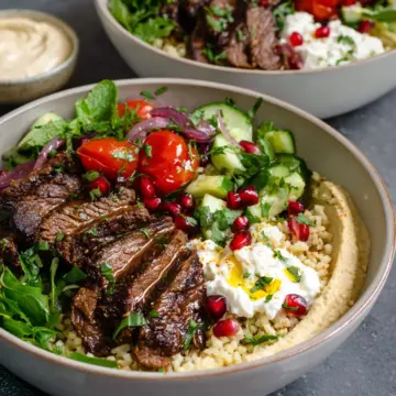 Mediterranean Steak Bowls