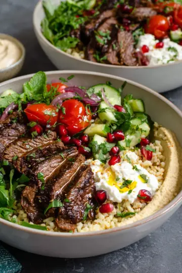 Mediterranean Steak Bowls