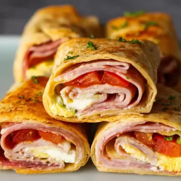 Easy Air Fryer Hot Italian Wraps