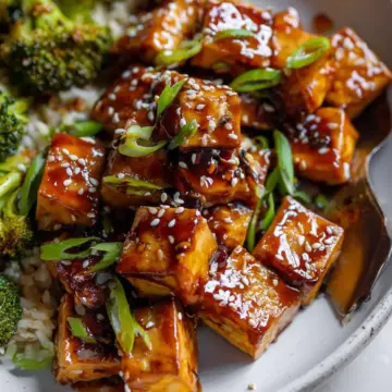 Easy Honey Garlic Tofu With Soy & Sesame