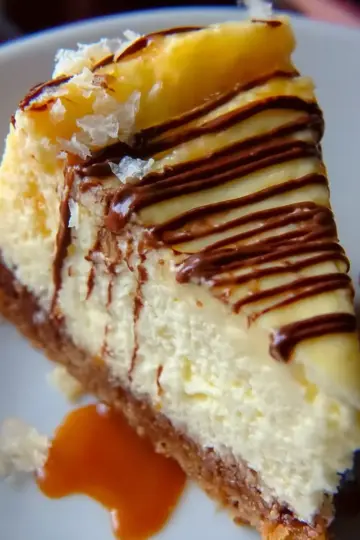 Banana Cheesecake with Caramel Sauce