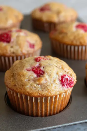 Strawberry Banana Muffins