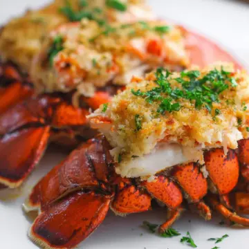 Crab Stuffed Lobsters