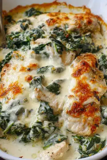 Creamy Spinach Chicken Casserole