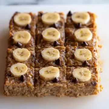 Banana Oatmeal Bars