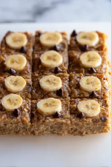 Banana Oatmeal Bars