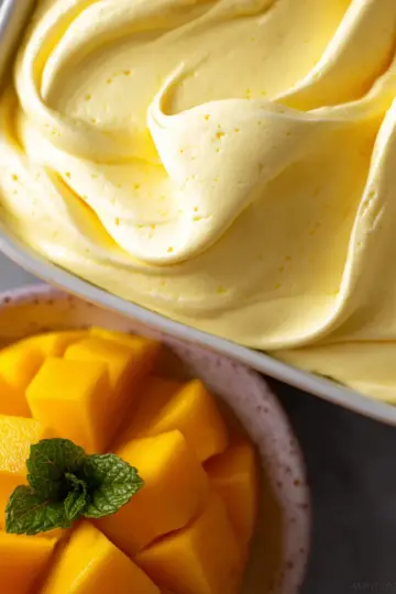 Creamy Eggless Mango Mousse