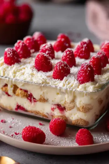 Wicked Good White Chocolate Raspberry Tiramisu