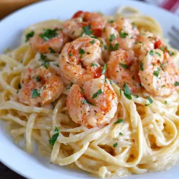 Creamy Garlic Shrimp Pasta