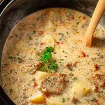 Slow Cooker Sausage Potato Soup