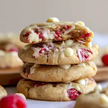 White Chocolate Raspberry Cookies