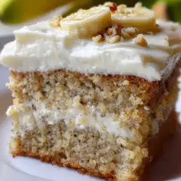 Amazing Banana Bread Cake with Cream Cheese Frosting