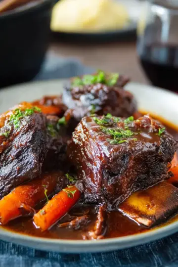 Red Wine–Braised Beef Short Ribs