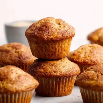 Cinnamon Banana Bread Muffins Recipe