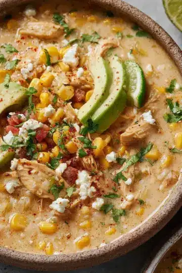 Mexican Street Corn White Chicken Chili