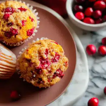 Fresh Cranberry Orange Muffins