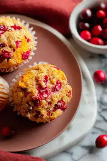 Fresh Cranberry Orange Muffins