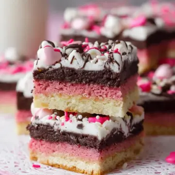 Neapolitan Sugar Cookie Bars
