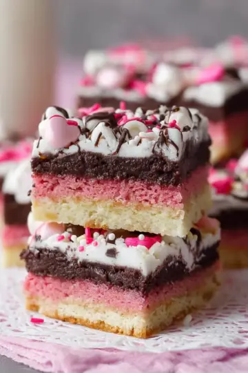 Neapolitan Sugar Cookie Bars