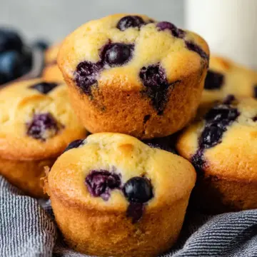 Greek Yogurt Blueberry Muffins