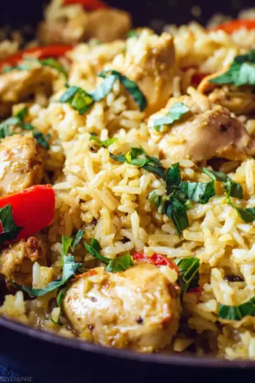 One-Pan Coconut Curry Chicken and Rice