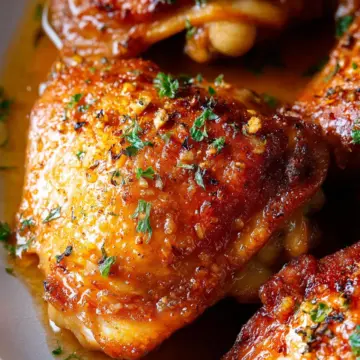 Oven Baked Chicken Thighs
