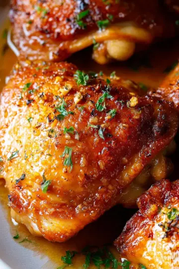 Oven Baked Chicken Thighs