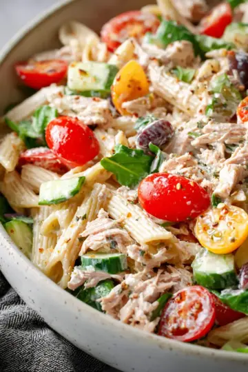 Healthy Tuna Pasta Salad