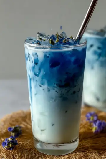 Butterfly Pea Milk Tea (Blue Milk Tea)