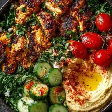 Lemon Chili Grilled Chicken Bowls with Fresh Cucumber Salad & Hummus – Complete Guide