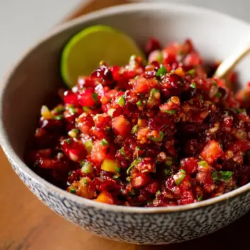 Gingery Cranberry Salsa