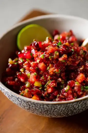 Gingery Cranberry Salsa