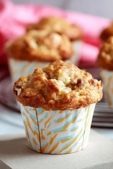 Banana Cream Cheese Muffins