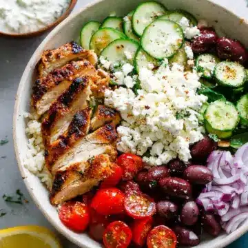 Greek Chicken Bowls